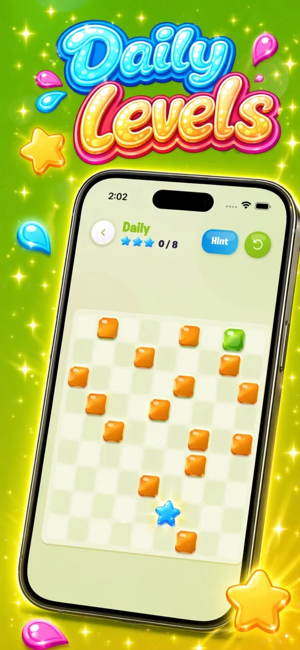 Gel Glide store preview: daily puzzles.