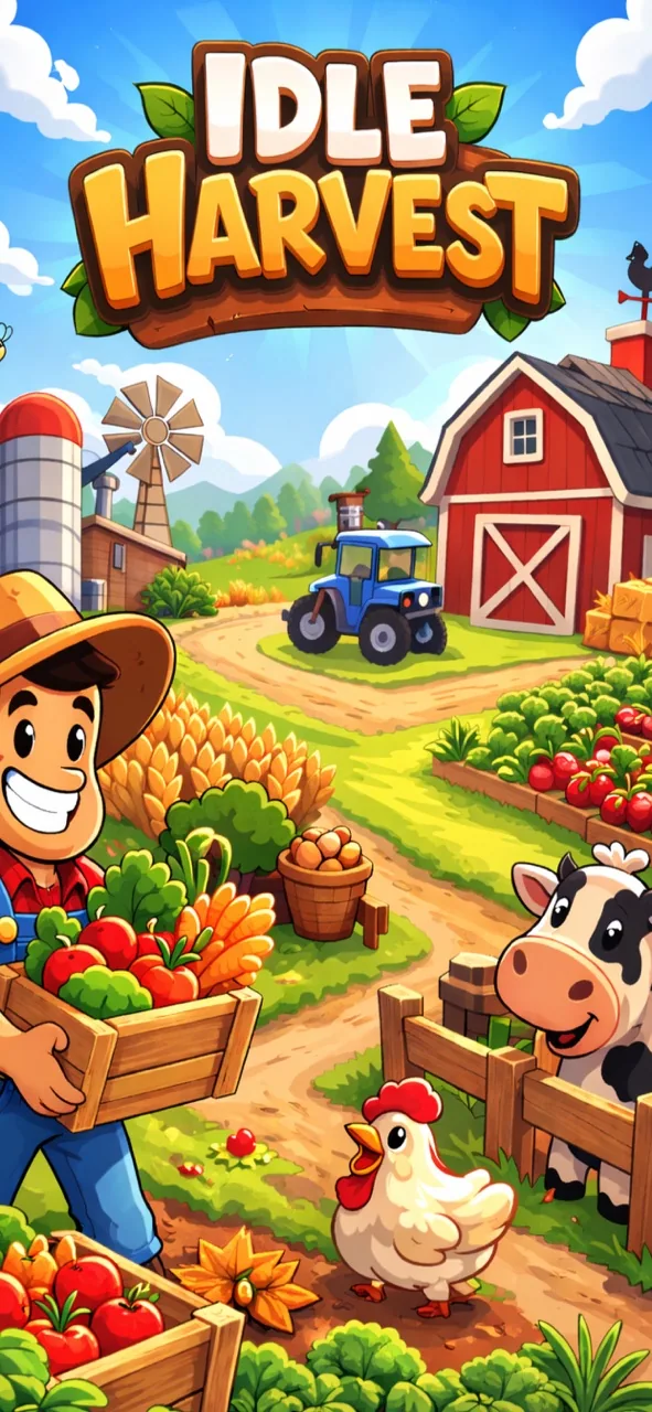 Idle Harvest store preview: welcome to the farm.