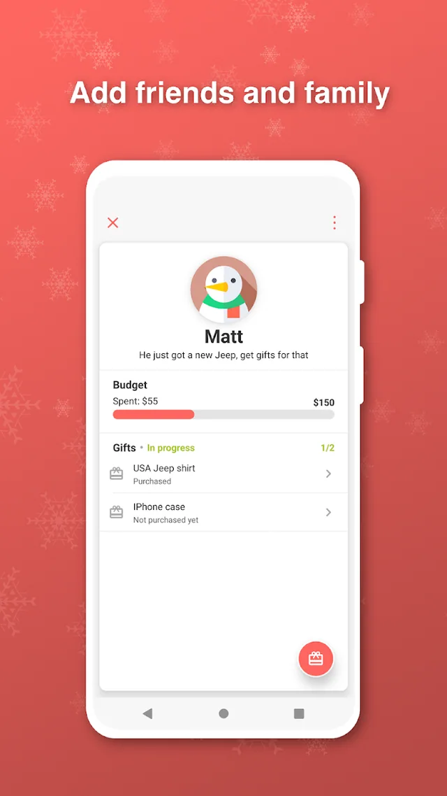 North Pole store preview: gift budgets.