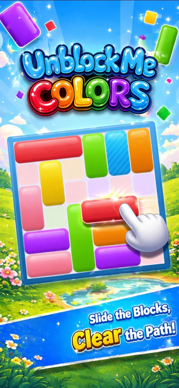 Unblock Me Colors store preview: sliding puzzles.